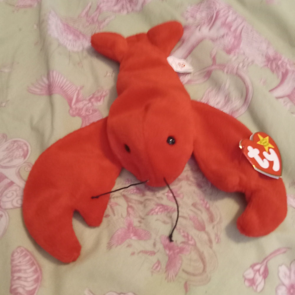 Beanie Baby- Pinchers The Lobster- Retired
